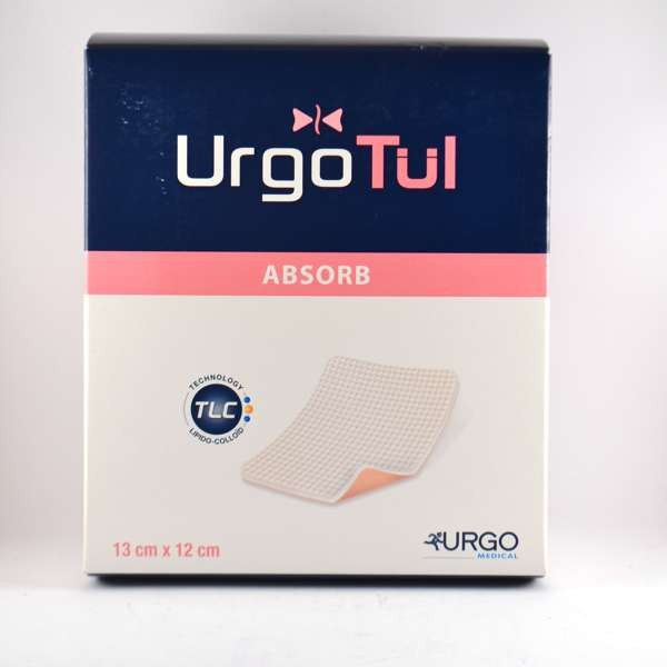 UrgoTul Absorb - Pansement Hydrocellulaire lipido-colloide - Non Adhésif 13x12 cm - URGO -16 Pansements