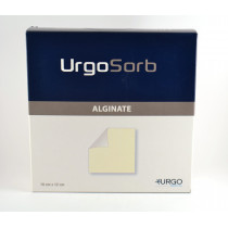 UrgoSorb, 10 Pansements Absorbants Alginate/Hydrocolloïde de 10 x 12 cm