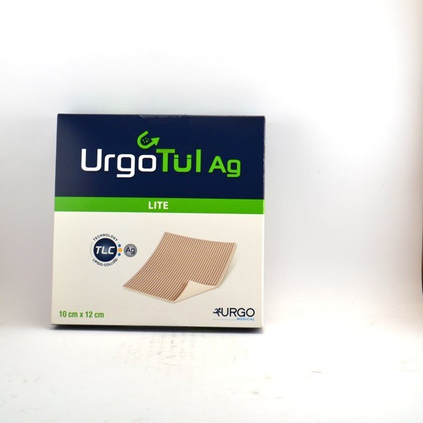 UrgoTul Ag Lite - Extra Thin Absorbent Dressing 10x12 cm -URGO - 16 Dressings
