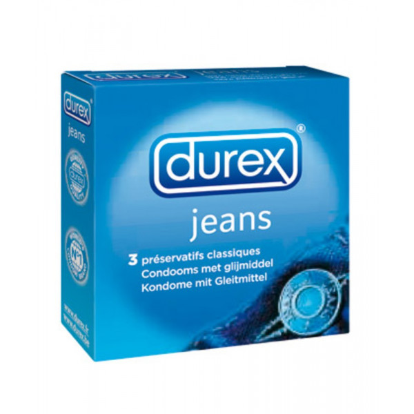 Jeans Condoms - Durex - 3 Condoms