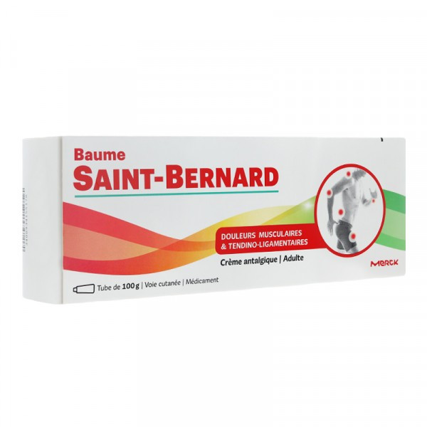 Baume Saint Bernard - Crème Antalgique - Douleurs Musculaires - 100g