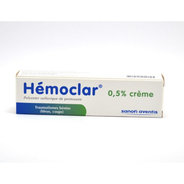 Hémoclar 0.5% Cream – for bumps, bruises and other minor trauma (adults and children) – 30 g Tube