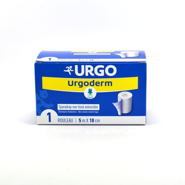 Urgoderm - Sparadrap Non Tissé Extensible 5mx10cm - Urgo - 1 Rouleau