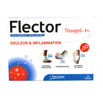 Flector Tissugel EP1% Diclofenac - Antalgique & Anti-Inflammatoire - 10 Emplâtres