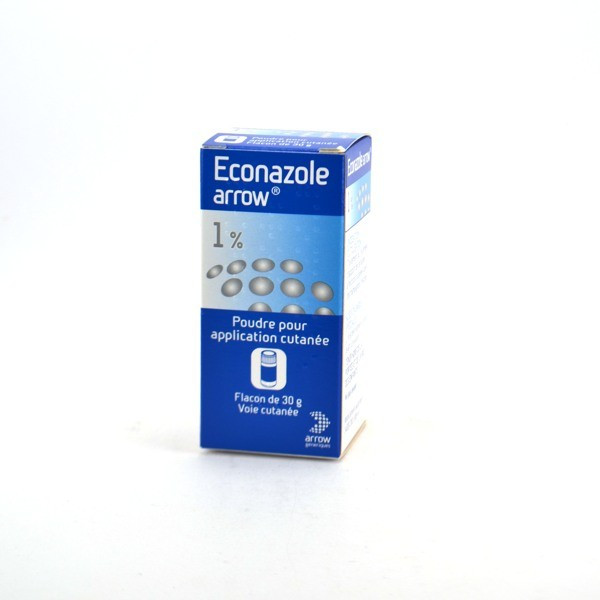 ECONAZOLE ARROW 1%, Talcum Powder for local application, Mycosis, 30g bottle
