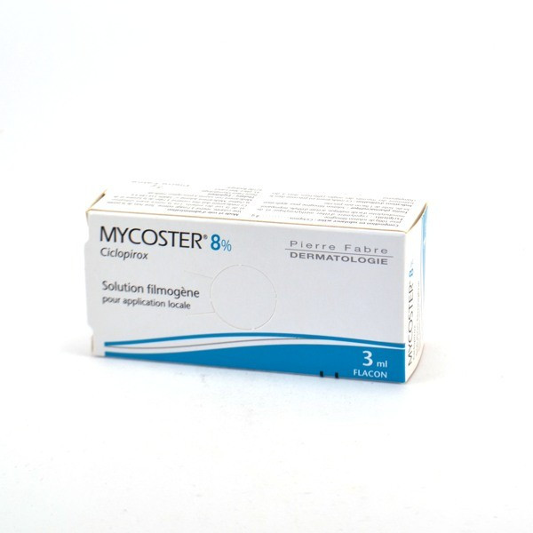MYCOSTER 8% Ciclopirox, Filmogenic Solution for local application, Nail Mycosis, 3ml