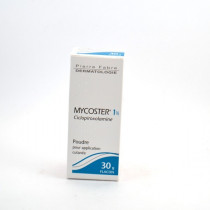Mycoster Ciclopirox 1% Poudre Pour Application Cutanée 30g