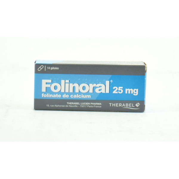 Folinoral 25 mg, Vitamine B - 14 Gélules