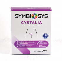Symbiosys Cystalia - 2 Souches Micro-Encapsulés + Canneberge - Boite De 30 Sticks Orodispersibles