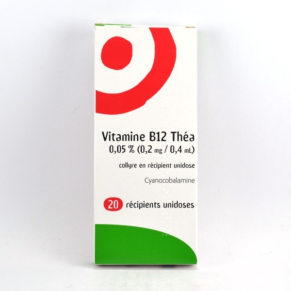 Vitamin B12, Théa 0.05%, 20 single-doses