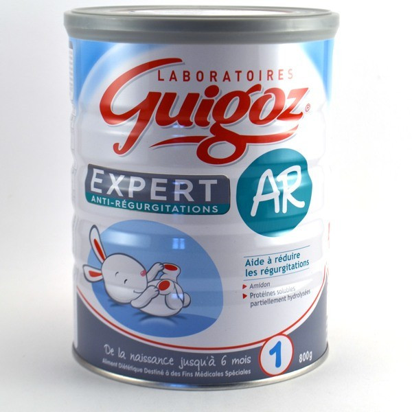 Guigoz Expert AR 1 Anti-Regurgitation Milk, from Birth to 6 Months, 800 g - Thickened formula with starch Guigoz AR1