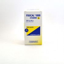 Fixical Vitamine D3 1000 mg/ 800 U.I, 30 Comprimés Goût Menthe