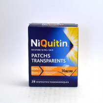NiQuitin Patch Nicotine 14mg/24h Sevrage Tabagique, Boite de 28 patchs