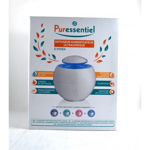 Ultrasonic Humidifier Diffuser - Essential Oils - Puressentiel Puressentiel