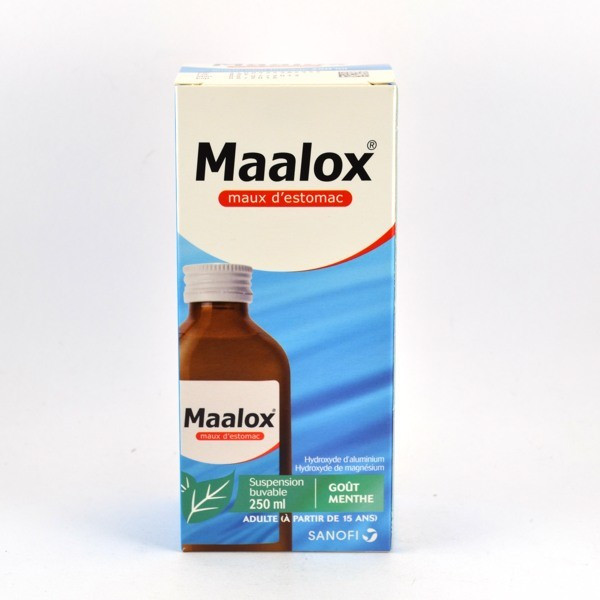 Maalox Mint Syrup – to relieve stomach problems – 250ml Vial