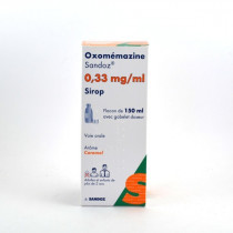 Oxomémazine 0,33 mg/ml Sirop Sandoz, Flacon 150 ml