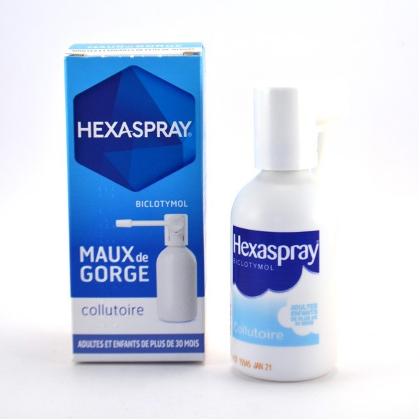 Hexaspray for adults & children, Sore Throat, 30g pressurised mouth spray