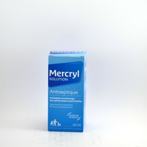 Mercryl, Anti-septic, Solution local use - 125ml bottle
