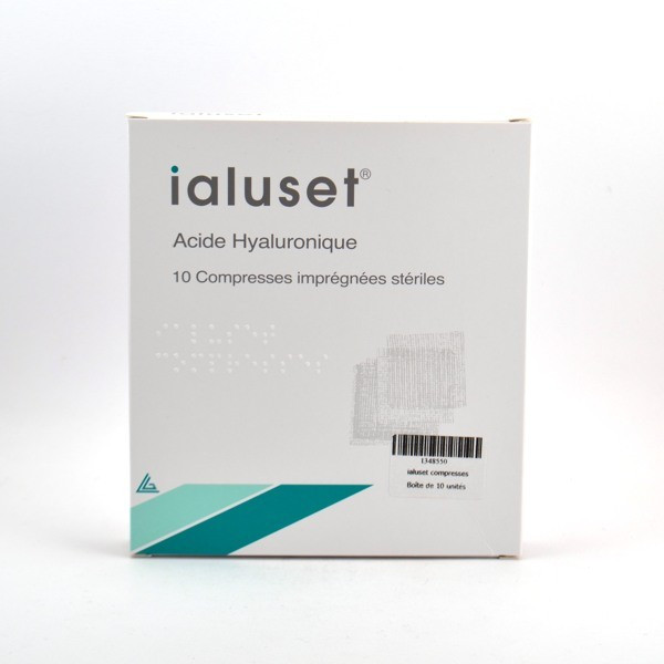 Ialuset Hyaluronic Acid Tulle Pack, 10x10cm, Box of 10
