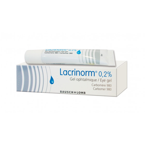 Lacrinorm 0.2% Ophthalmic Gel -10g tube Bausch+Lomb