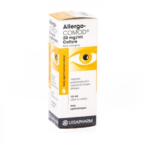 Allergocomod, Eyewash solution, Ophthalmic Infections, 10ml bottle