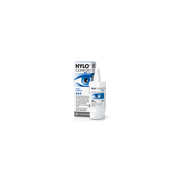 Hylo Confort + Collyre 10ML Larmes Artificielles Ursapharm