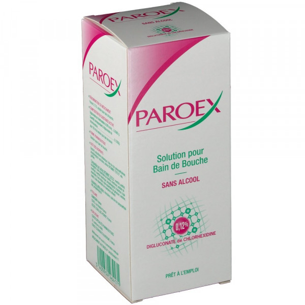 Paroex 0,12 Pour Cent, mouthwash solution - Chlorhexidine Digluconate - 300 ml Bottle