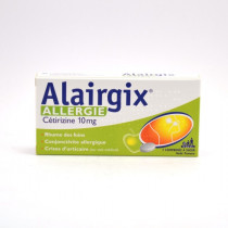 Alairgix Allergie Cétirizine 10mg, Boite de 7 Comprimés A Sucer
