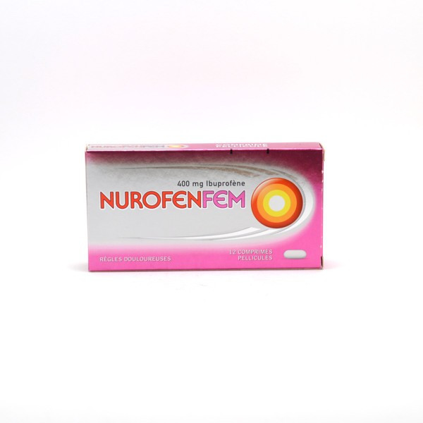 Nurofenfem Ibuprofen 400mg Painful Rules, Box of 12 Film-coated Tablets