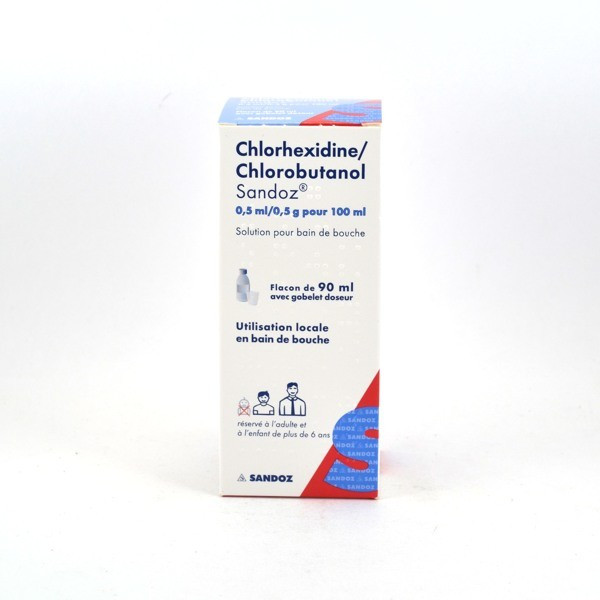 Chlorhexidine/Chlorobutanol Sansoz, 90ml, Mouth Wash