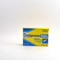 DolipraneTabs 500 mg, Dès 27 kg, Douleurs et Fièvre - Sanofi, 16 Comprimés Pelliculés
