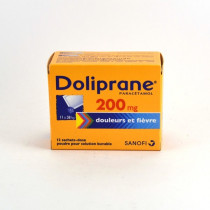 Doliprane Paracetamol 200 mg Children's Sachets (11-38 kg) – Pack of 12