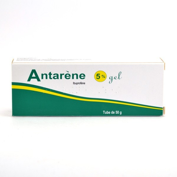 Antarène Gel Ibuprofen 5%, Entorse Foulure, Tube 50g