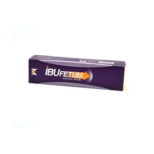 Ibufetum – Ibuprofen (5%) Gel for Twists and Sprains – 60g Tube