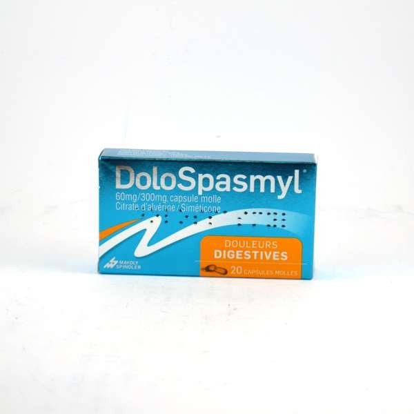 DoloSpasmyl Soft Capsules – digestive pain with bloating – Pack of 20