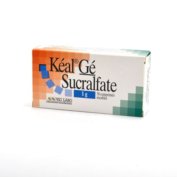 Kéal Gé 1g Sucralfate drinkable solution, 30 scored tablets