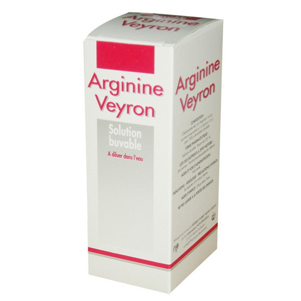 Arginine Veyron, Digestion Discomfort, Temporary Tiredness, Drinkable Solution, 250ml bottle