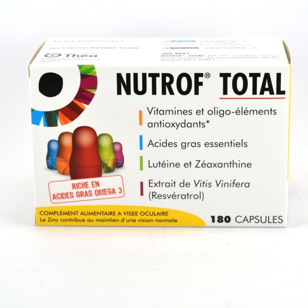 Nutrof Total Food Supplement for the Eyes, Box of 180 capsules
