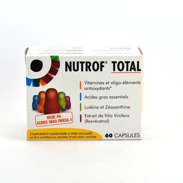 Nutrof Total Food Supplement for the Eyes, Box of 60 capsules