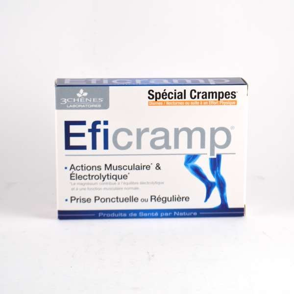 Eficramp: All Types Of Cramps 3 Oaks, Box Of 30 Tablets