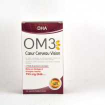 OM3 Coeur Cerveau Vision - 60 Capsules - Le plus dosé en DHA