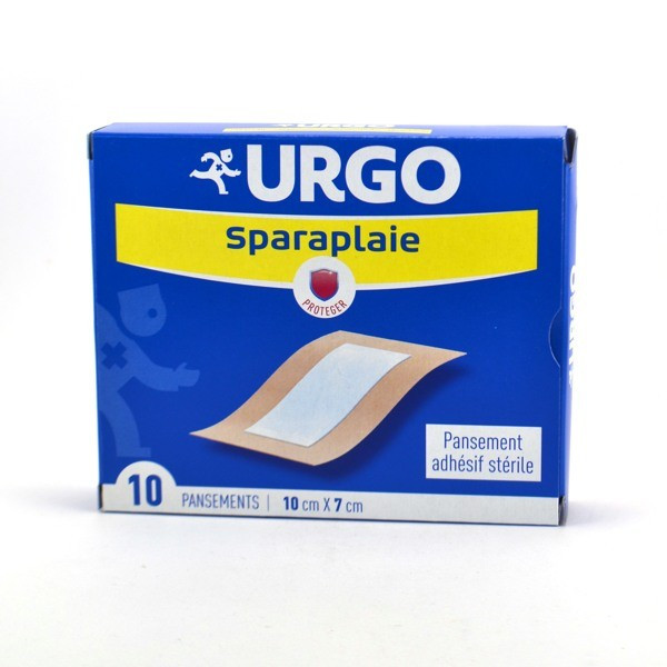 Sterile Adhesive Dressing with Sparaplaie Pads, 10 dressings 7 x 10 cm