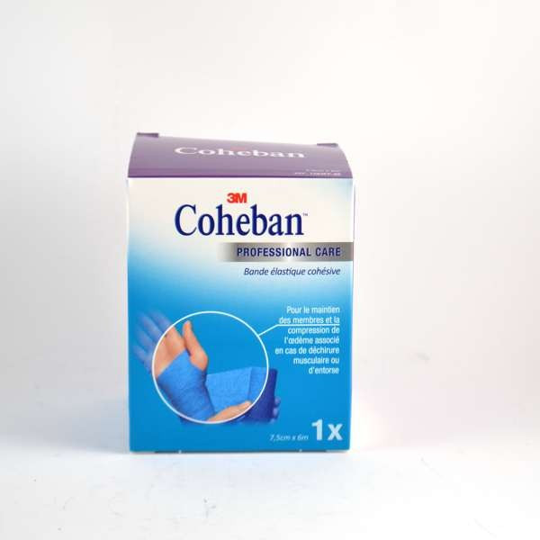 Coheban 3M Blue Cohesive Contention Strip 7.6cm x 6m