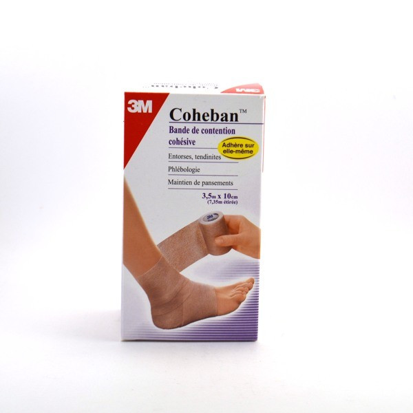 Coheban 3M Flesh Cohesive Contention Band 3.5m x 10cm