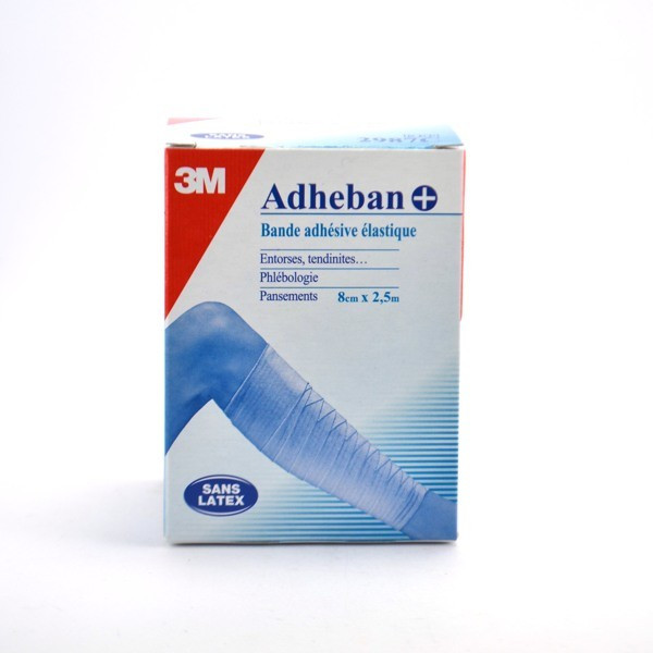 Elastic Adhesive Tape Adheban+ 3M, Strapping 8cm X 2,5m