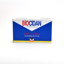 Biocidan 0.1mg, Collyre, 10 Unidoses 0.4ML, Antiseptique pour Oeil