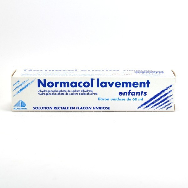 Normacol Lavement Enfants, Flacon Unidose De 60 ml