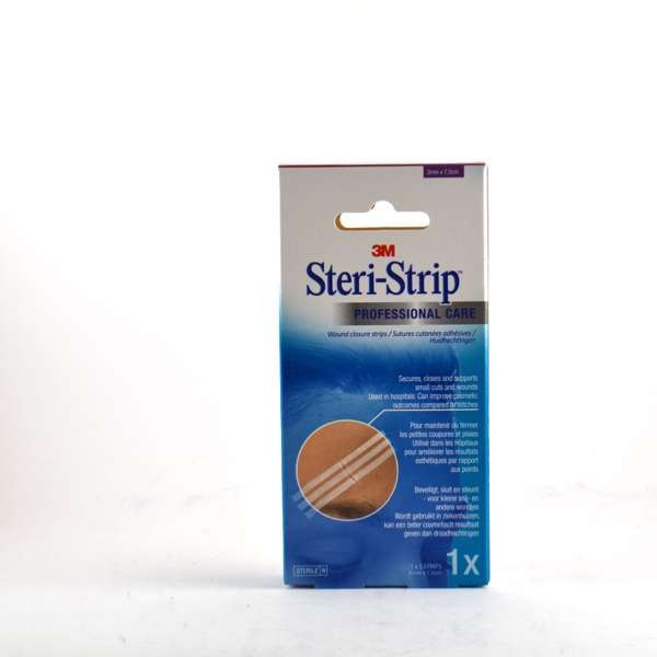 3M Steri-Stip 3mmX75mm, 5 Adhesive Skin Sutures