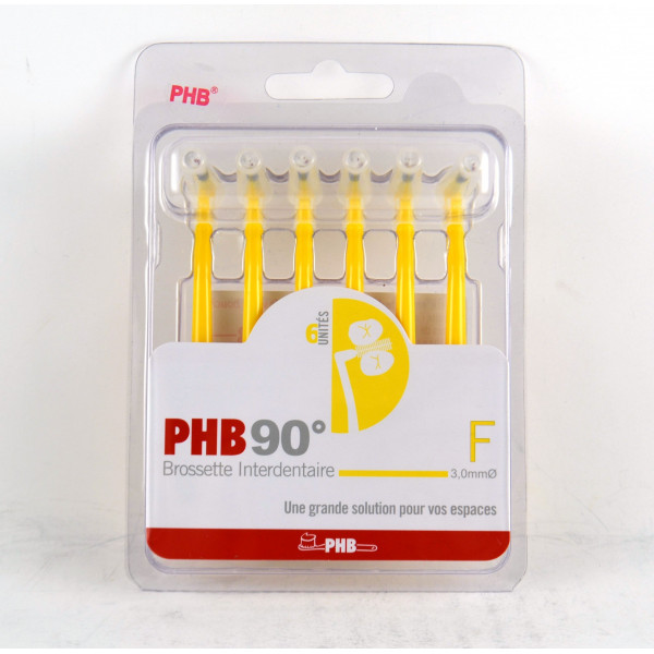 Angle Interdental Brush - 3mm - PHB - 6 Brushes