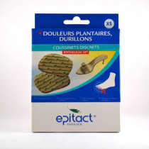Coussinets Discrets Taille XS - Douleurs Plantaires / Durillons - Epithelium 26 - Epitact